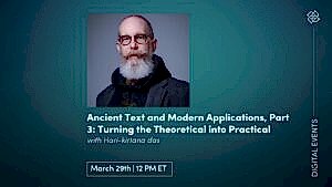 CE Workshop | Ancient Text and Modern Applications, Part 3: Turning the Theoretical into Practical