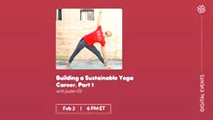 CE Workshop | Building a Sustainable Yoga Career, Part 1