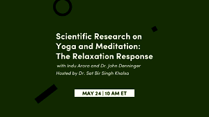 CE Workshop | Scientific Research on Yoga and Meditation: The Relaxation Response