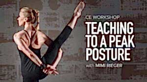 CE Workshop | Teaching to a Peak Posture