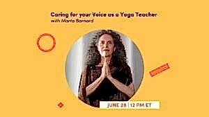 CE Workshop | Caring for your Voice as a Yoga Teacher