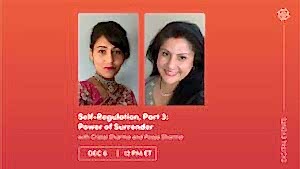 CE Workshop | Self-Regulation, Part 3: Power of Surrender